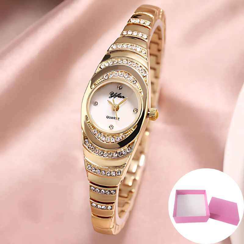 Jewelance™ Elegant Ur: Elegant Moderne Dameur med Gaveæske