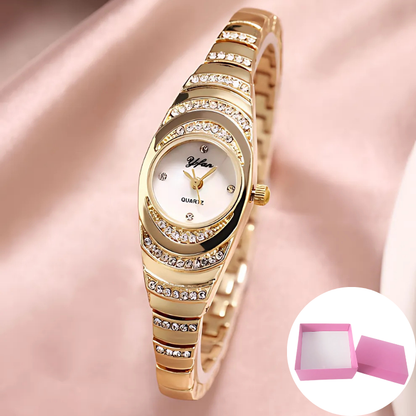 Jewelance™ Elegant Ur: Elegant Moderne Dameur med Gaveæske