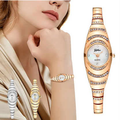 Jewelance™ Elegant Ur: Elegant Moderne Dameur med Gaveæske