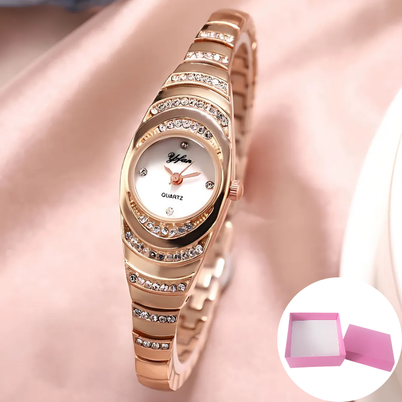 Jewelance™ Elegant Ur: Elegant Moderne Dameur med Gaveæske