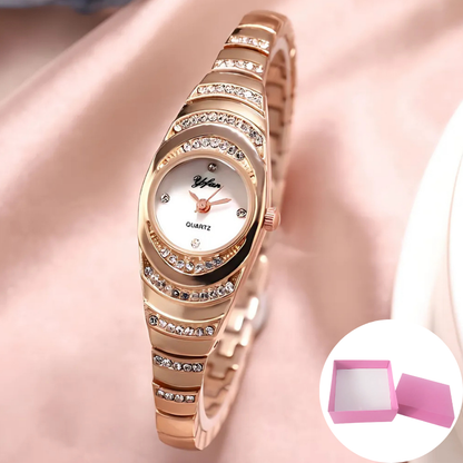 Jewelance™ Elegant Ur: Elegant Moderne Dameur med Gaveæske