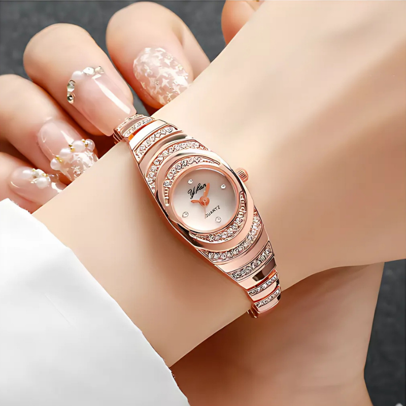 Jewelance™ Elegant Ur: Elegant Moderne Dameur med Gaveæske
