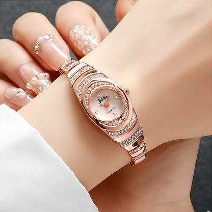 Jewelance™ Elegant Ur: Elegant Moderne Dameur med Gaveæske