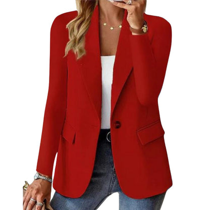 Lila | Blazer Femme Manches Longues Bouton Unique - Image 7