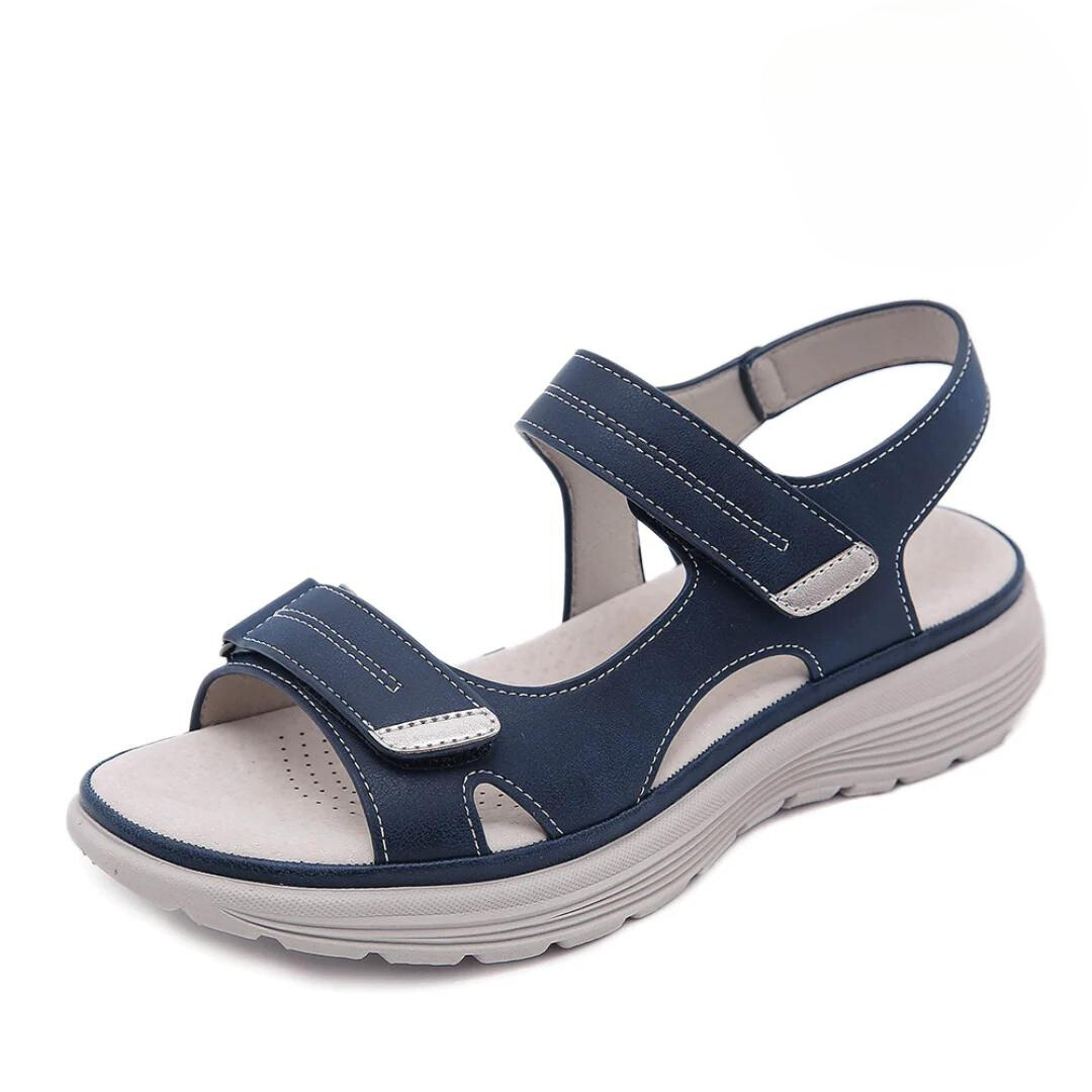Image of Johanne | Dame Justerbar Ankelrem Platform Sandaler