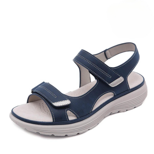 Image of Johanne | Dame Justerbar Ankelrem Platform Sandaler