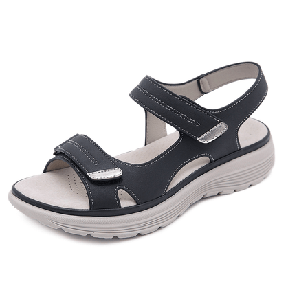 Image of Johanne | Dame Justerbar Ankelrem Platform Sandaler