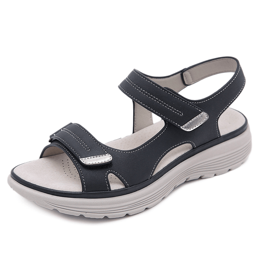 Image of Johanne | Dame Justerbar Ankelrem Platform Sandaler