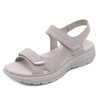 Image of Johanne | Dame Justerbar Ankelrem Platform Sandaler