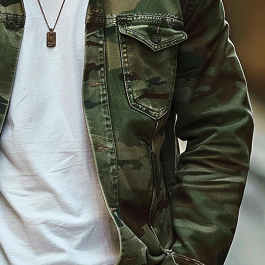 Julio | Veste à Manches Longues Camouflage Homme - Image 2