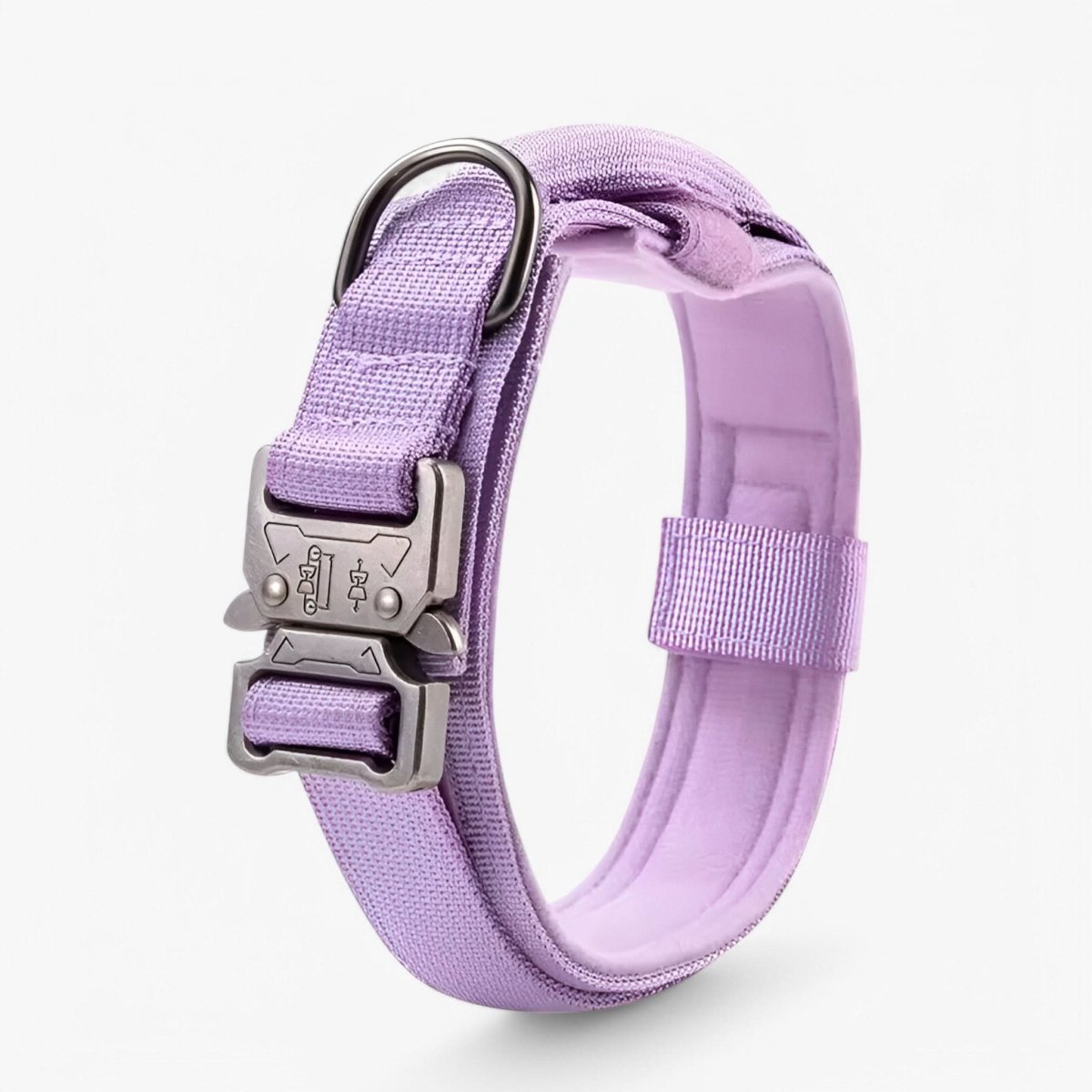 Justerbar Hundehalsbånd lavet af holdbart nylon, vandtæt, ergonomisk håndtag, til mellemstore og store hunde