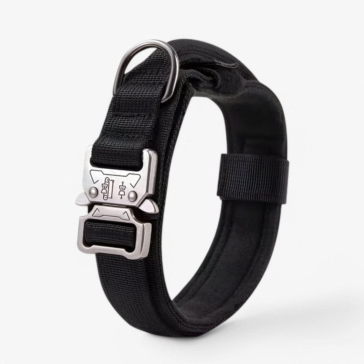 Justerbar Hundehalsbånd lavet af holdbart nylon, vandtæt, ergonomisk håndtag, til mellemstore og store hunde