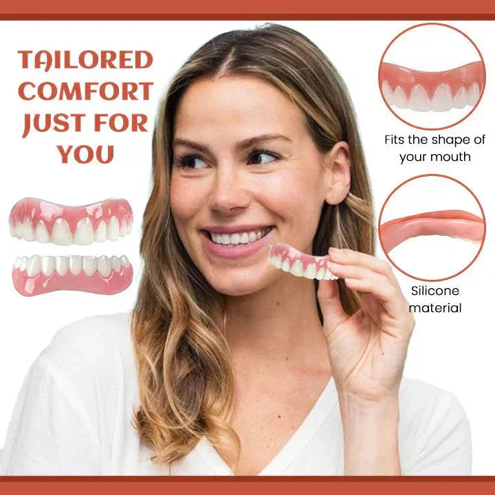 Justerbar Silikone Tandprotesesæt til et Naturligt Smil