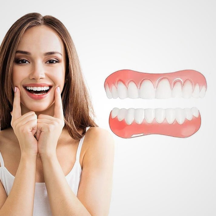 Justerbar Silikone Tandprotesesæt til et Naturligt Smil
