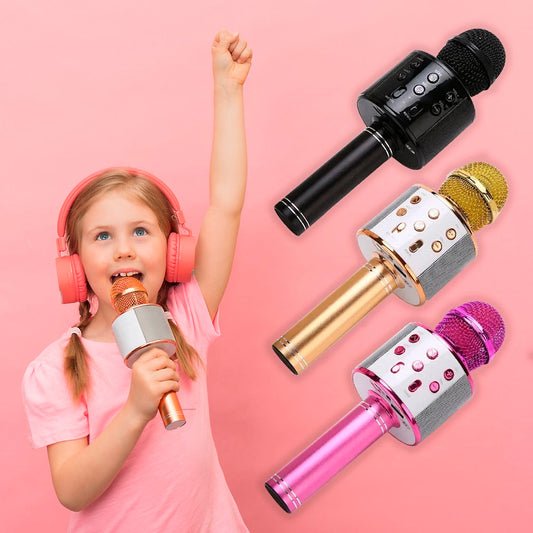 Karaoke Mikrofon med Bluetooth & Højttaler