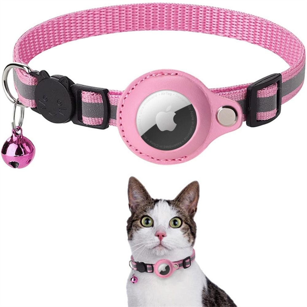 Kat GPS Tracker Halsbånd med Reflekterende Design
