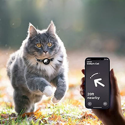 Kat GPS Tracker Halsbånd med Reflekterende Design