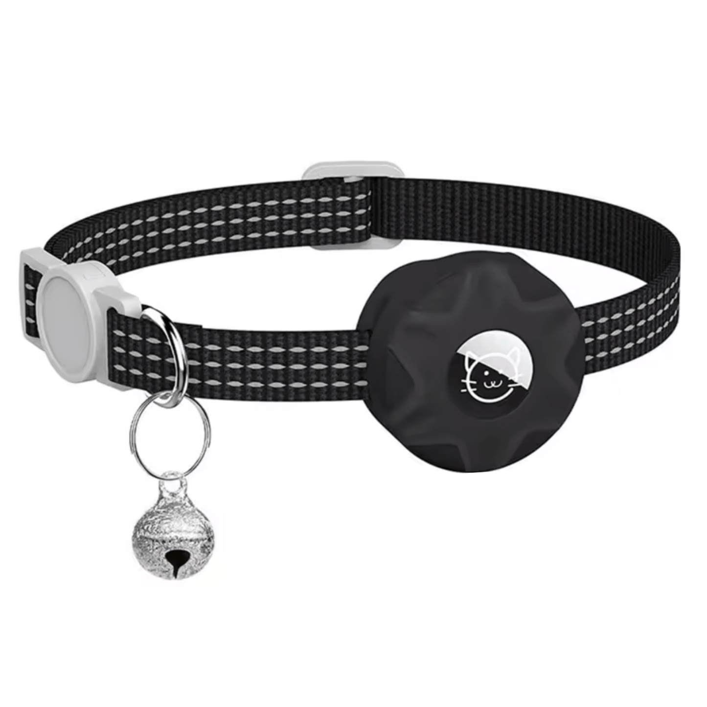 Kattekæde med Bluetooth-tracker og reflekterende design for øget sikkerhed