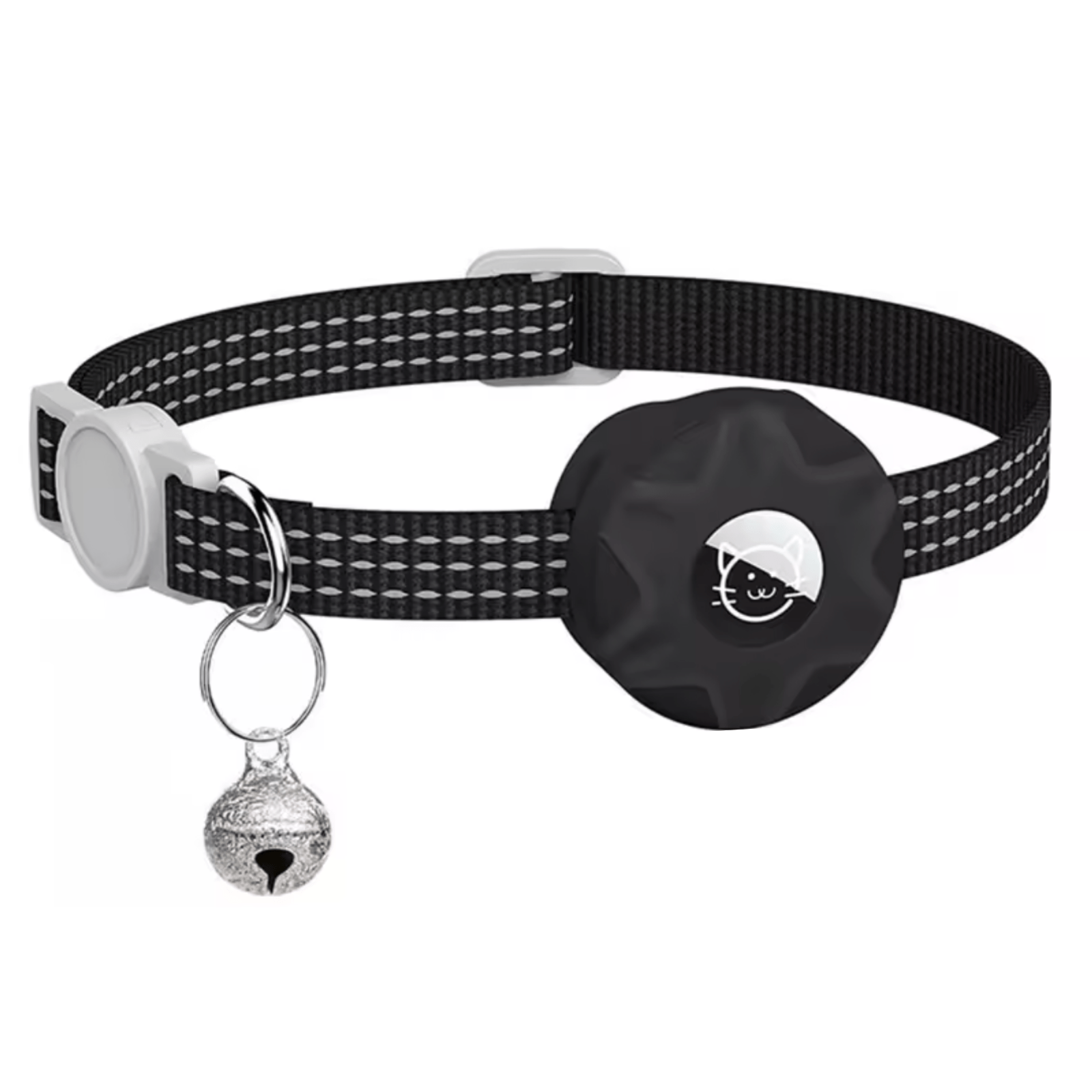 Kattekæde med Bluetooth-tracker og reflekterende design for øget sikkerhed