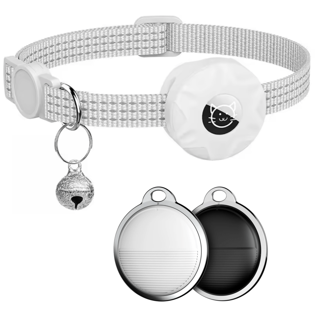 Kattekæde med Bluetooth-tracker og reflekterende design for øget sikkerhed