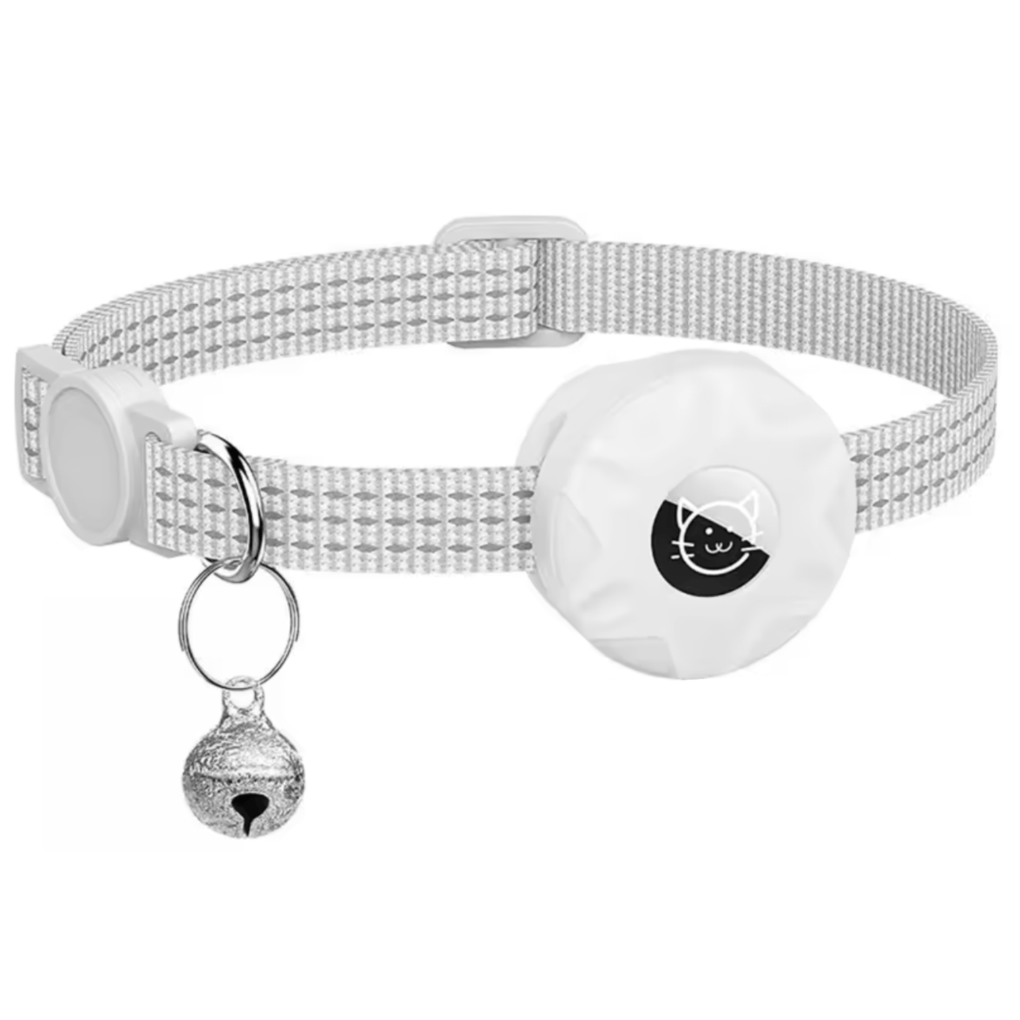 Kattekæde med Bluetooth-tracker og reflekterende design for øget sikkerhed