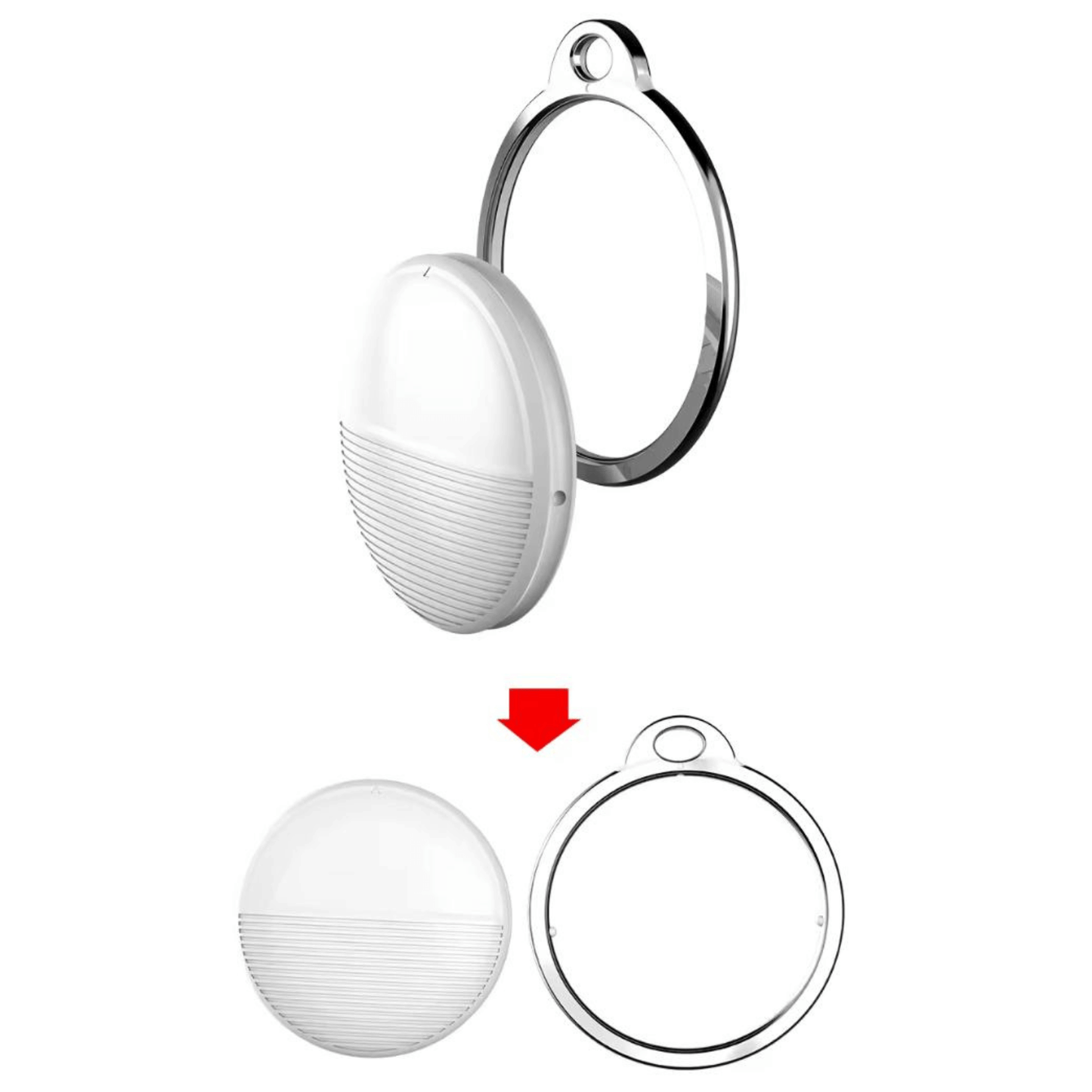 Kattekæde med Bluetooth-tracker og reflekterende design for øget sikkerhed