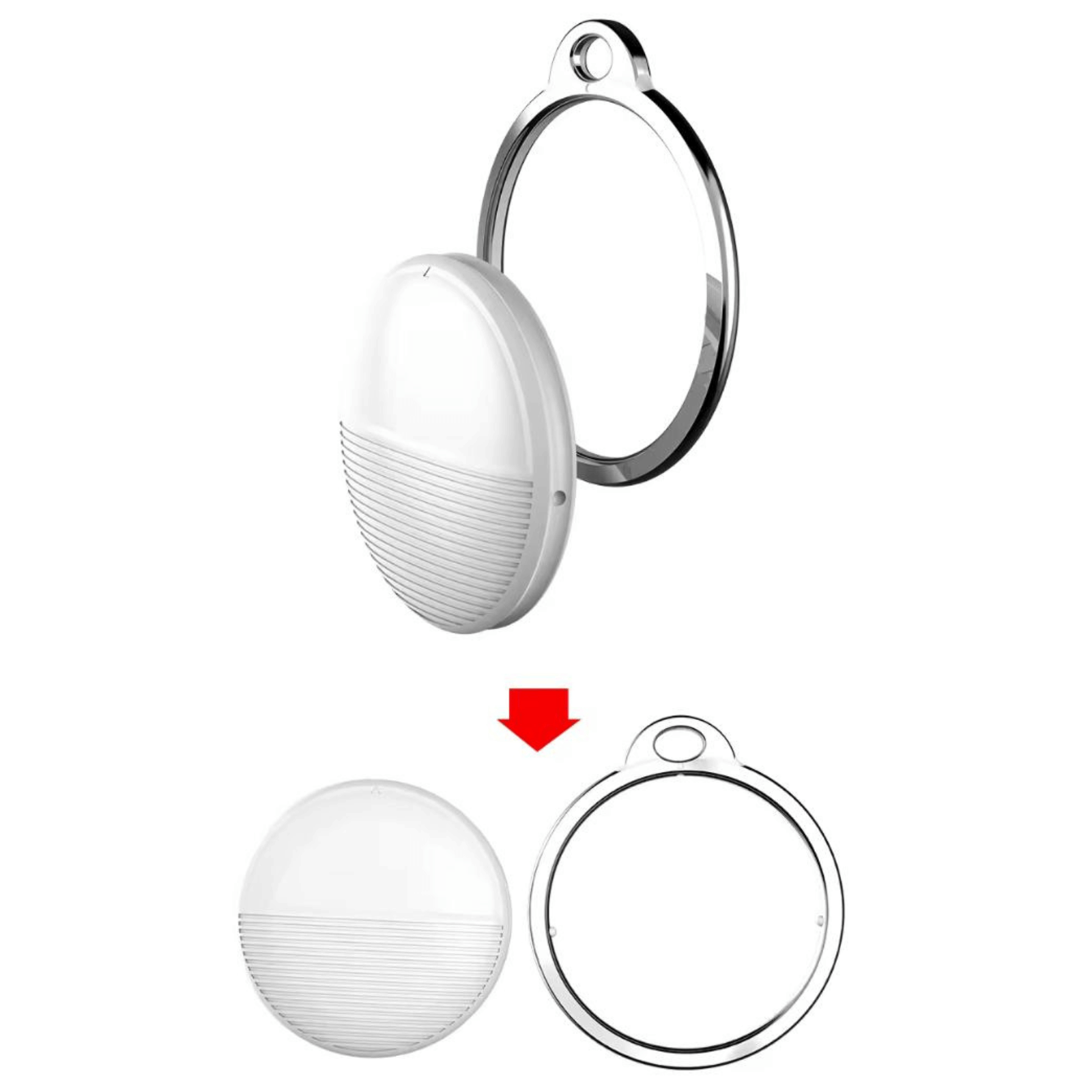 Kattekæde med Bluetooth-tracker og reflekterende design for øget sikkerhed