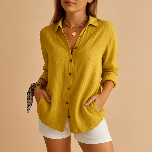Image of Ketty | Dame Skjorte med Knapper