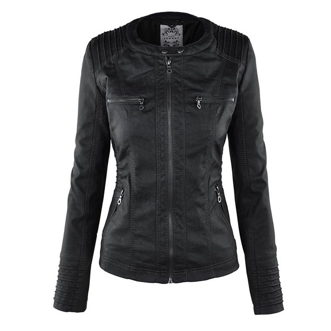 Erika | Veste de motard à capuche pour femme - Image 5