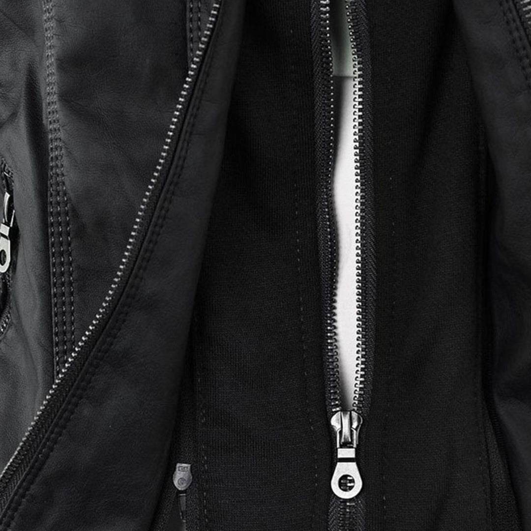 Erika | Veste de motard à capuche pour femme - Image 12