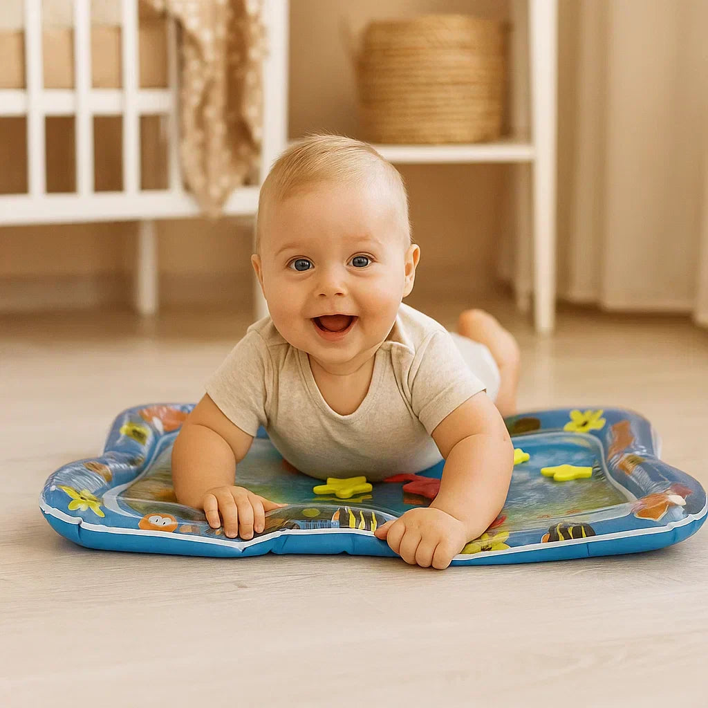 Kletshuts™ BabyMat: Oppustelig Vandlege Mat