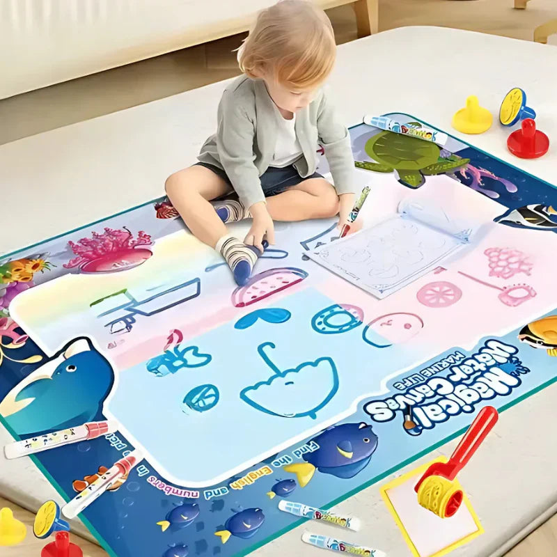 Kletshuts™ WaterCanvas: Genanvendeligt Vand Doodle Lærred Sæt til Børn