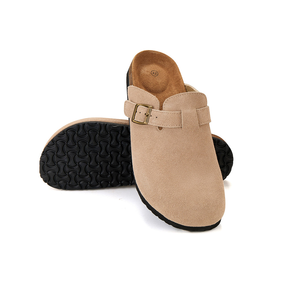 Komfort og Stil i Én – Klassiske Kork Sandaler med Lukket Tå