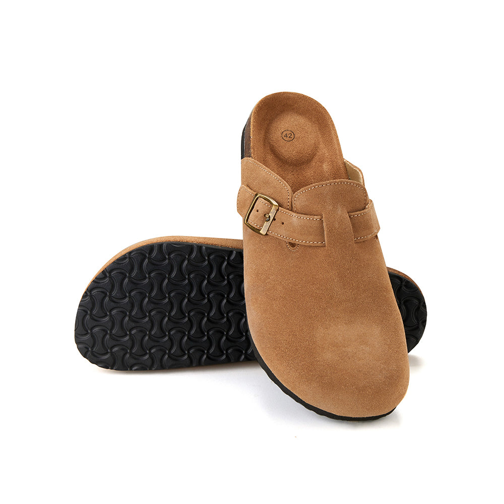 Komfort og Stil i Én – Klassiske Kork Sandaler med Lukket Tå