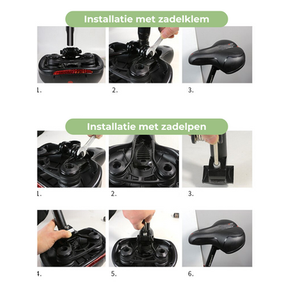 Komfortabel Ergonomisk Cykelsadel - Universel Pasform