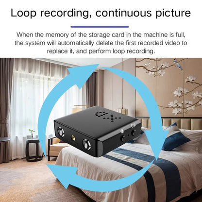 Kompakt Micro HD WiFi Kamera med Lyd og Nattesyn