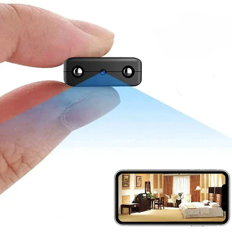 Kompakt Micro HD WiFi Kamera med Lyd og Nattesyn
