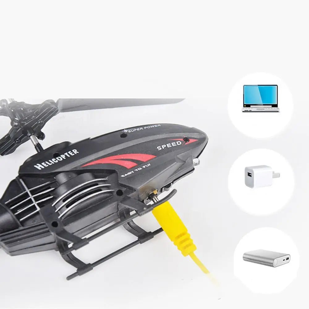 Kompakt Mini Helikopter til Børn med Nem Betjening og Stabilisering – Perfekt Gave til Unge Piloter