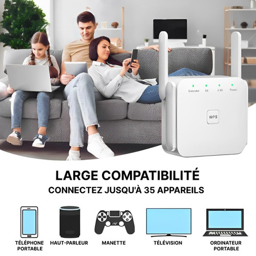 Kraftfuld Langdistance WiFi Repeater til Hjemmet