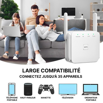 Kraftfuld Langdistance WiFi Repeater til Hjemmet
