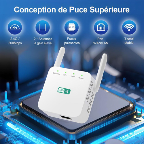Kraftfuld Langdistance WiFi Repeater til Hjemmet