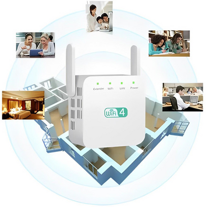 Kraftfuld Langdistance WiFi Repeater til Hjemmet