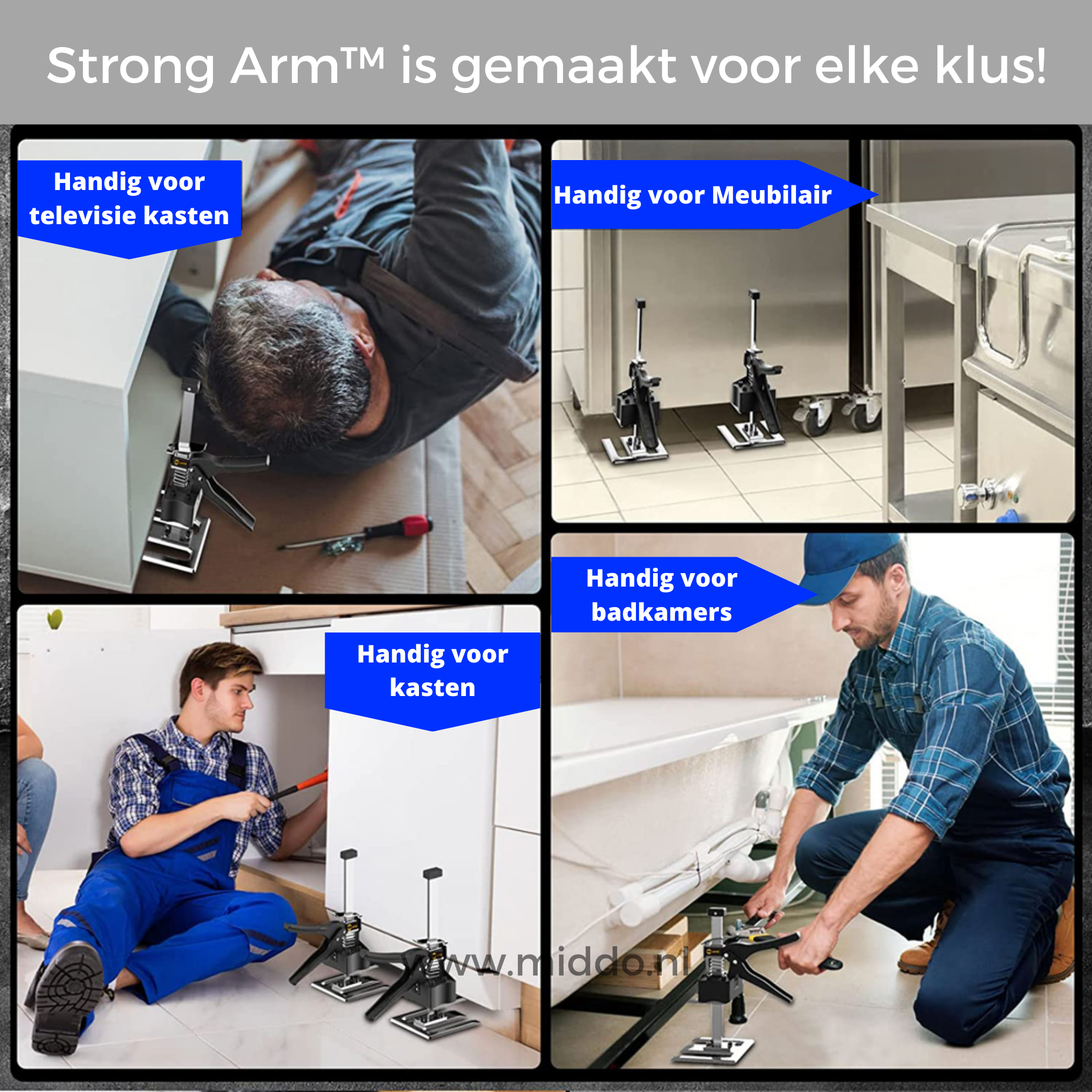 KrikFix™ | Professionelt Løfteværktøj op til 150 kg