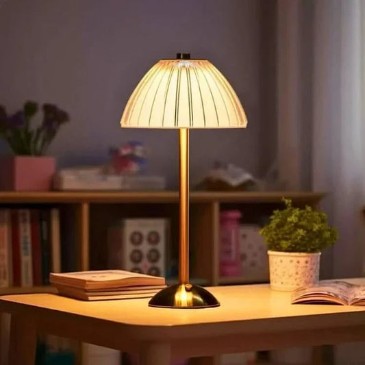 Krystal Genopladelig LED Trådløs Bordlampe