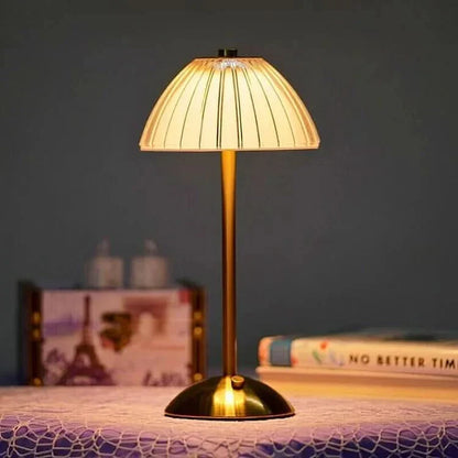 Krystal Genopladelig LED Trådløs Bordlampe