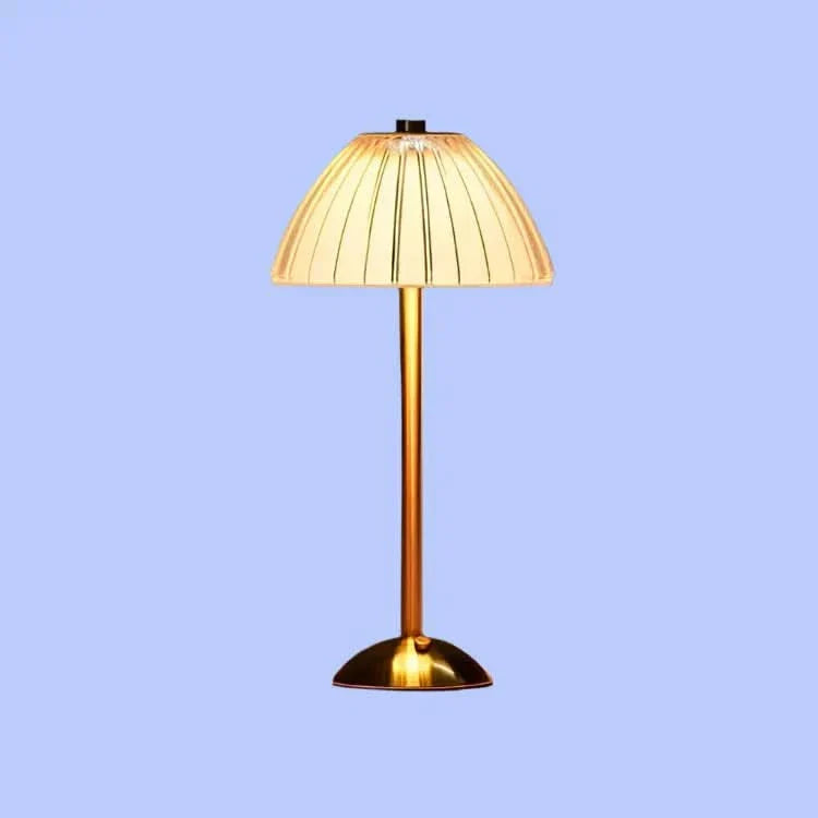 Krystal Genopladelig LED Trådløs Bordlampe
