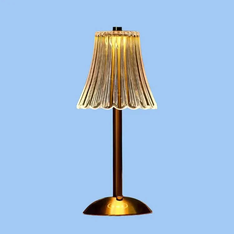 Krystal Genopladelig LED Trådløs Bordlampe