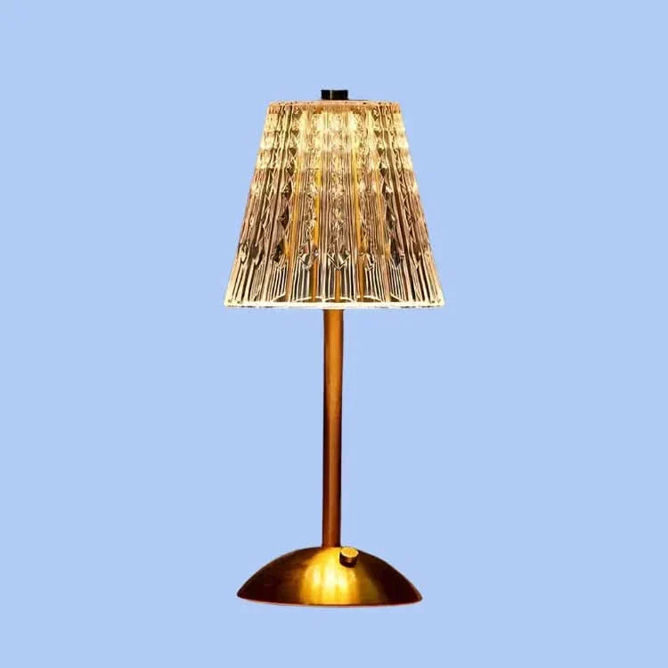 Krystal Genopladelig LED Trådløs Bordlampe