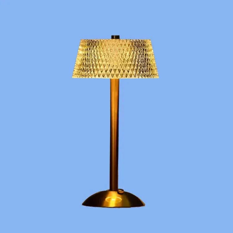 Krystal Genopladelig LED Trådløs Bordlampe