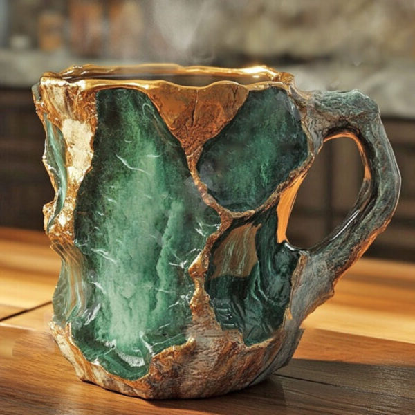 Krystal Kaffe Kop 180ml – Elegant Kvarts Design Stilfuld Drikkekop